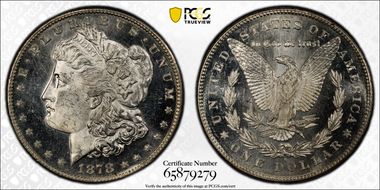 1878-S $1 MS64PL
