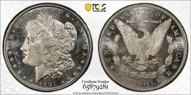 1891-CC $1 MS63