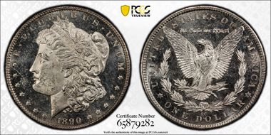 1890-CC $1 MS63DMPL