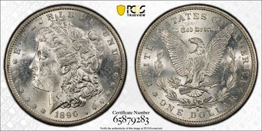 1890-S $1 MS63