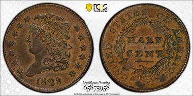 1828 1/2C 13 Stars XF45BN