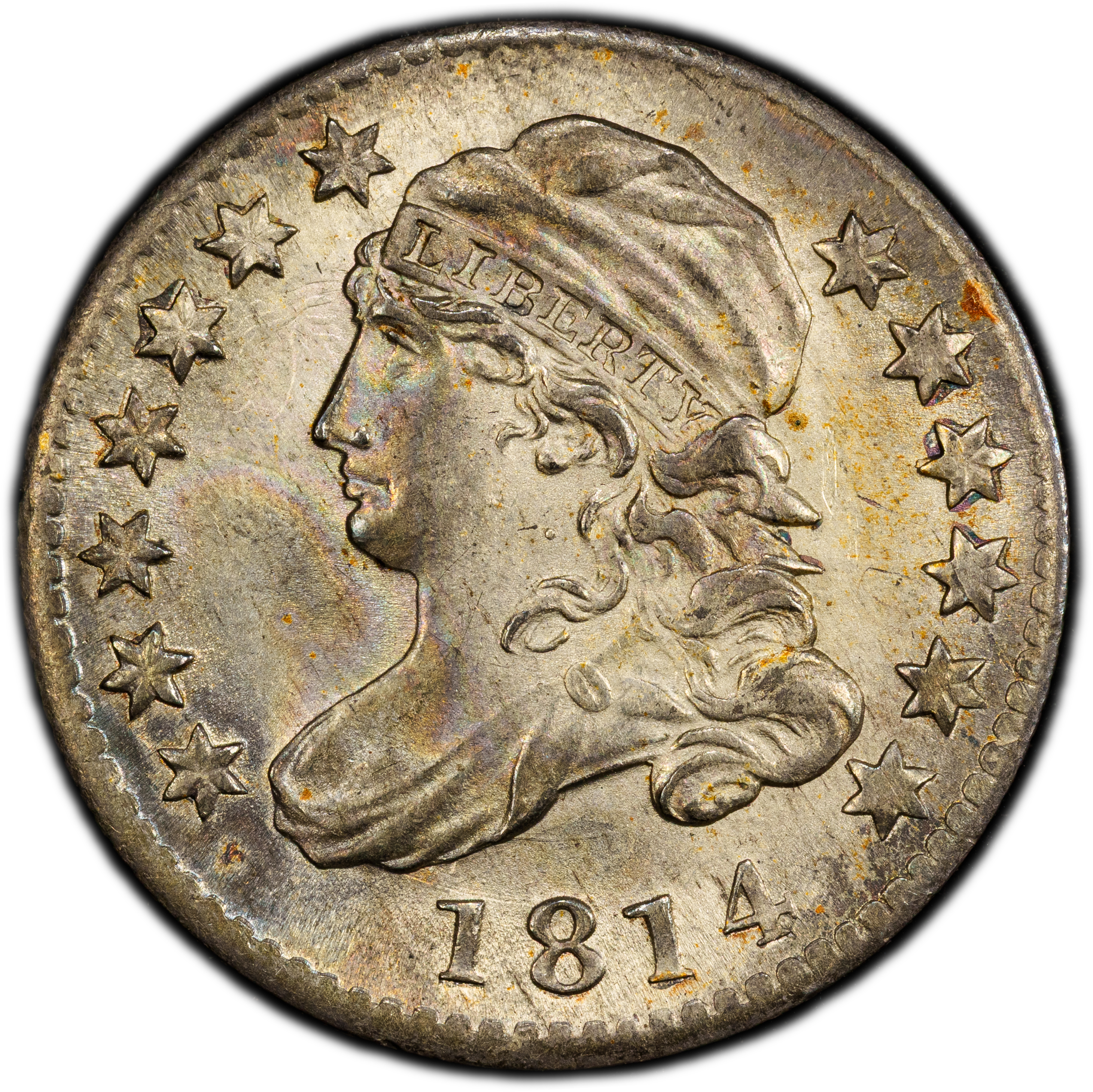 1814 10c Large Date MS