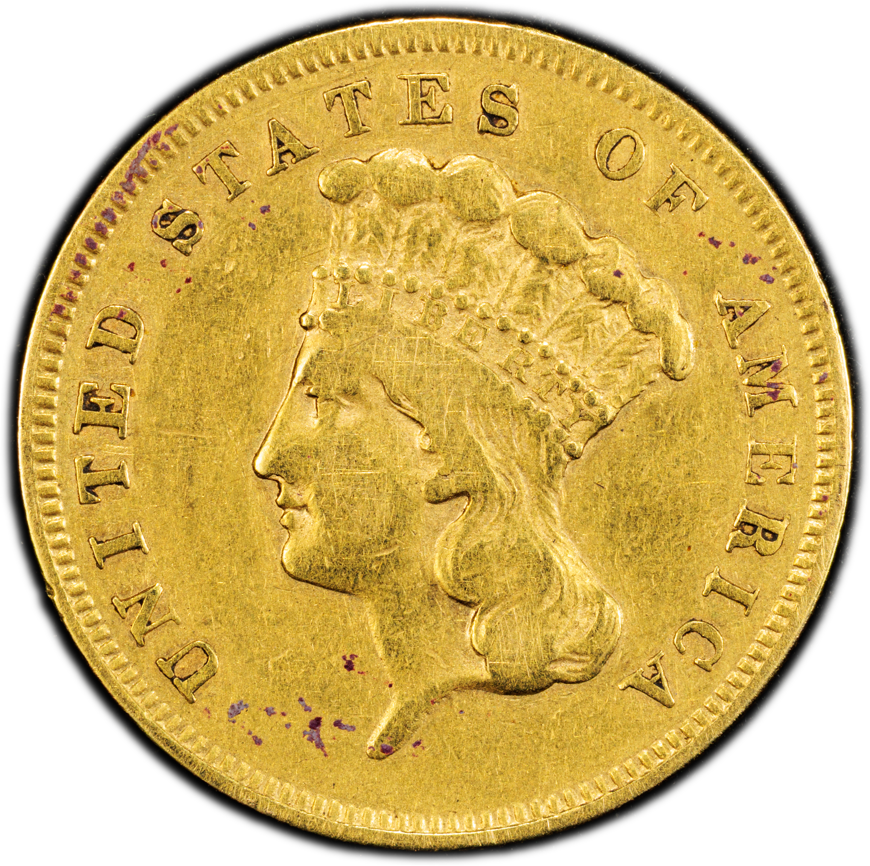 1856-S $3 MS