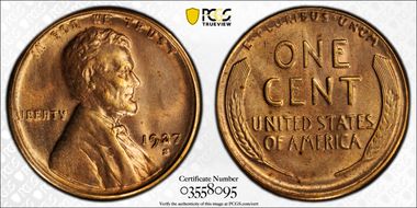 1927-S 1C MS64RD