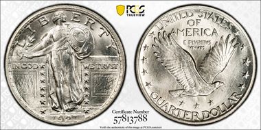 1921 25C MS66FH
