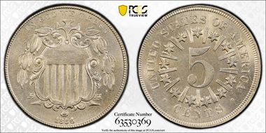 1866 5C MS66