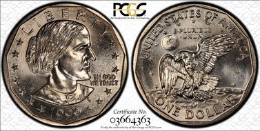 1999-P SBA$1 MS67