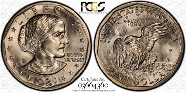 1981-P SBA$1 MS66