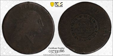 1793 1C Chain, America VG10BN
