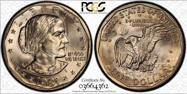 1981-S SBA$1 MS66