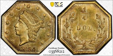 1854 G25C BG-108 MS63