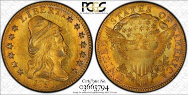 1798 $2.50 BD-1, Close Date MS65