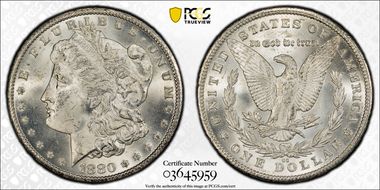 1880-CC $1 MS64