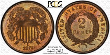 1873 2C Open 3 PR66RB
