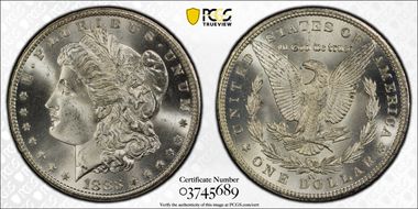 1883-CC $1 MS66