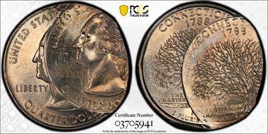 1999-P 25C Connecticut MS64