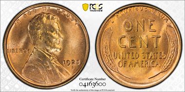 1925-D 1C MS66+ RD