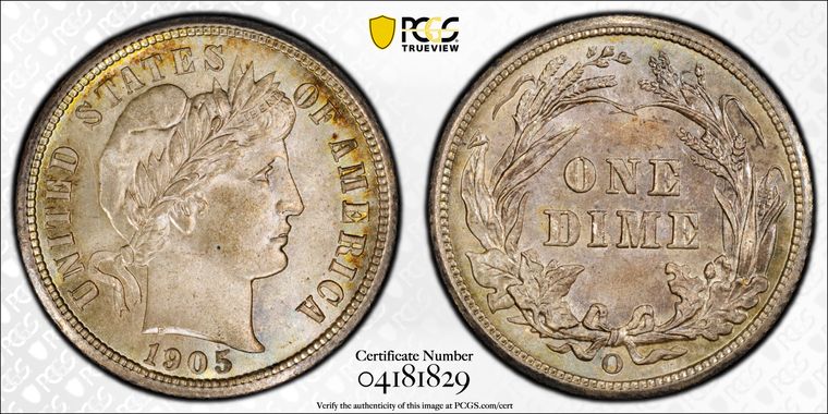 Cert 04181829 - Coin Image