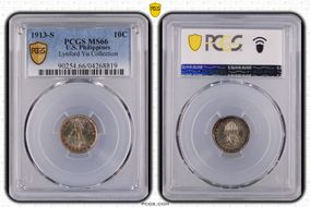 1913-S 10C MS66