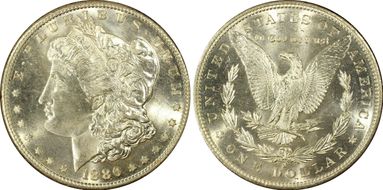 1886-S $1 MS66
