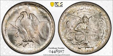 1936-D 50C Texas MS67+