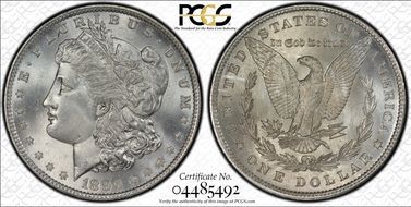 1896 $1 MS66