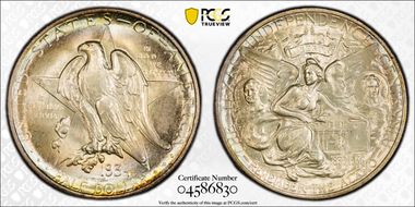 1934 50C Texas MS67+