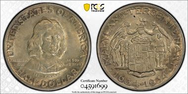 1934 50C Maryland MS64
