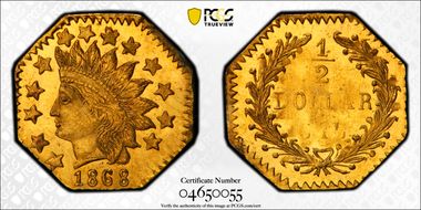 1868 G50C BG-960A MS65