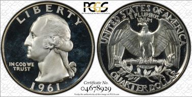 1961 25C PR69DCAM