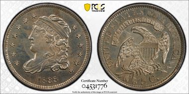 1835 H10C Small Date, Large 5C MS65