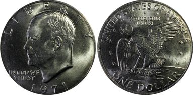 1971-D $1 MS67