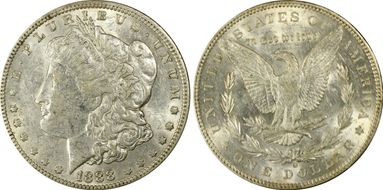 1887 $1 MS66