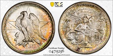 1937-S 50C Texas MS67+