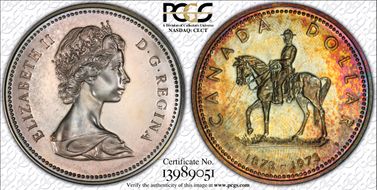 1973 S$1 R.C.M.P. Ag SP66