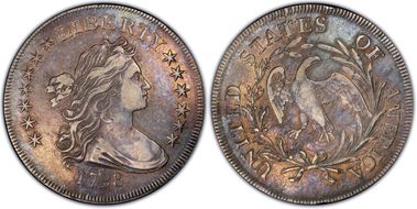 1798 $1 BB-82, Small Eagle XF45