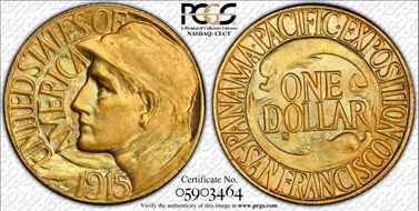 1915-S G$1 Panama-Pacific MS67