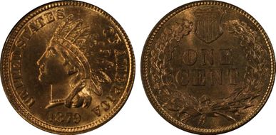 1879 1C MS65RD
