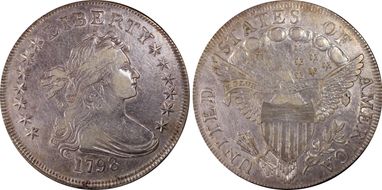 1798 $1 Knob 9, 5 Lines XF45