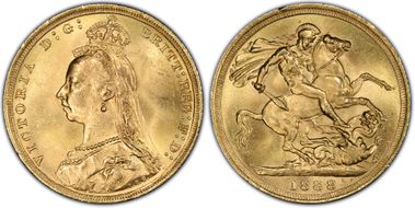 1888-S Sov S-3868B DISH S10 2nd Obv Angled J MS64