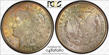 1921-S $1 MS66