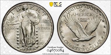 1930 25C MS66+ FH