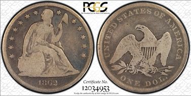1862 $1 G6
