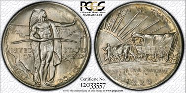 1926 50C Oregon MS65