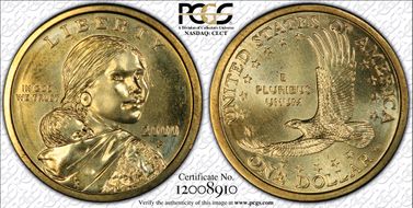 2000-P SAC$1 FS-902, "Cheerios" Prototype Reverse MS67