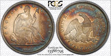 1839 50C Drapery XF45