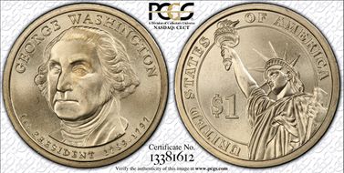 2007-D $1 G. Washington - Pos. B Satin Finish SP69