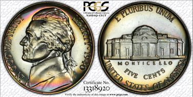 1940 5C Reverse of 1940 PR67