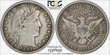 1897 50C VF30