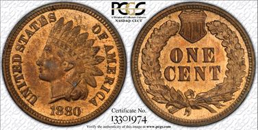 1880 1C PR63RB